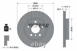 Disques de frein TEXTAR Rotors & Plaquettes Avant & Arrière Jeu de service de freinage Convient pour BMW i3