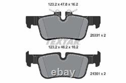 Disques de frein TEXTAR Rotors & Plaquettes Avant & Arrière Jeu de service de freinage Convient pour BMW i3