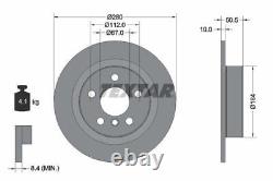 Disques de frein TEXTAR Rotors & Plaquettes Avant & Arrière Jeu de service de freinage Convient pour BMW i3