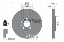 Disques de frein TEXTAR Rotors & Plaquettes de frein Service de remplacement du système de freinage avant