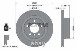 Disques de frein TEXTAR, rotors et plaquettes avant et arrière, ensemble de service de freinage adapté pour BMW