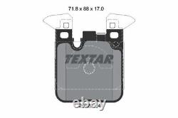 Disques de frein TEXTAR, rotors et plaquettes avant et arrière, ensemble de service de freinage adapté pour BMW