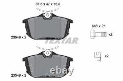 Disques et plaquettes de frein TEXTAR ensemble de service de freinage avant et arrière pour Volvo S40 V40