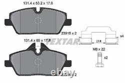 Disques et plaquettes de frein TEXTAR pour Mini Mini, ensemble de service de freinage avant et arrière