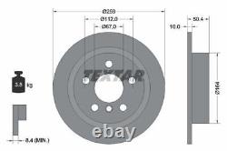 Disques et plaquettes de frein TEXTAR pour Mini Mini, ensemble de service de freinage avant et arrière