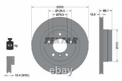 Disques et plaquettes de frein TEXTAR set de service de freinage avant et arrière pour BMW Série 1