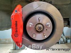 K-system. Pro Honda CIVIC X 2016+ Brembo 4-pot 324x30 Big Frein