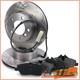 Kit De Jeu De Freins + Capteur D'usure + Plaquettes + Disques Ventilés Ø284 Système Avant Lucas Trw