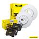 Kit De Service De Système De Freinage Avant Textar Avec Disques, Rotors Et Plaquettes De Frein Adapté Pour Vw