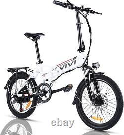 Vélo Électrique Portable 20'' Pliable City Commuter 350w 35km/h Vélo Unisexe A+