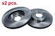 X2 Disques De Frein Avant X2 Ensemble De Rotors 19-2458 Maxgear