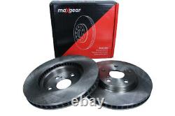 X2 Disques de frein avant X2 Ensemble de rotors 19-2281 Maxgear