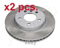 X2 Pcs Disque de Frein Avant Rotos X2 Pcs Ensemble 60-00-0948c Ashika I