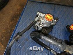 Yamaha Rd350 LC Ypvs De Complete Front Brake System Master, Lever, Calipers Etc