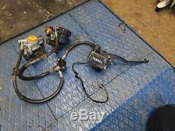 Yamaha Rd350 LC Ypvs De Complete Front Brake System Master, Lever, Calipers Etc